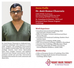 Dr. Amit Kumar Chaurasia Interventional Cardiologist in Indi